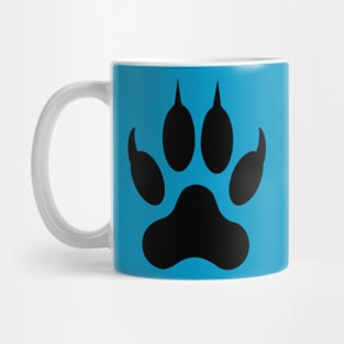 wolf paw claw Mug